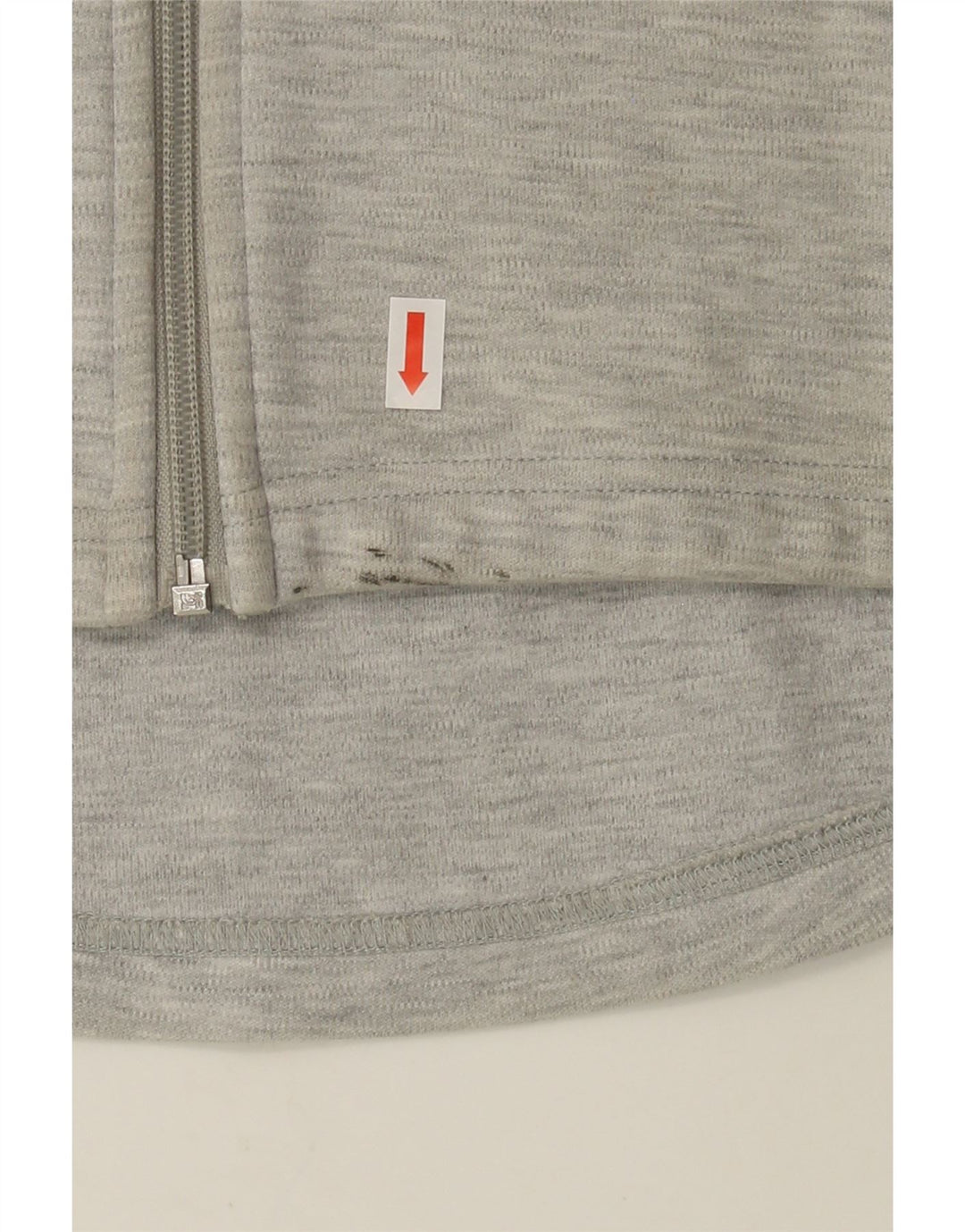 PUMA Womens Graphic Zip Hoodie Sweater UK 14 Medium Grey Cotton Vintage Puma and Second-Hand Puma from Messina Hembry 