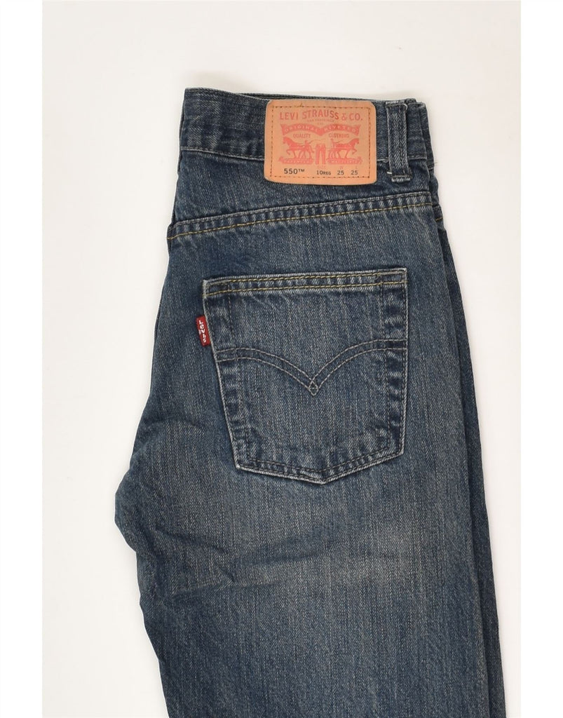 LEVI'S Boys 550 Relaxed Fit Straight Jeans 9-10 Years W25 L25  Blue Cotton | Vintage Levi's | Thrift | Second-Hand Levi's | Used Clothing | Messina Hembry 