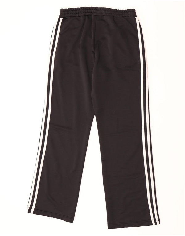 Adidas Womens Tracksuit Trousers UK 12 Medium Black Polyester