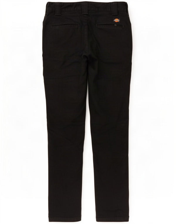 Dickies Mens Straight Chino Trousers W34 L32 Black Polyester