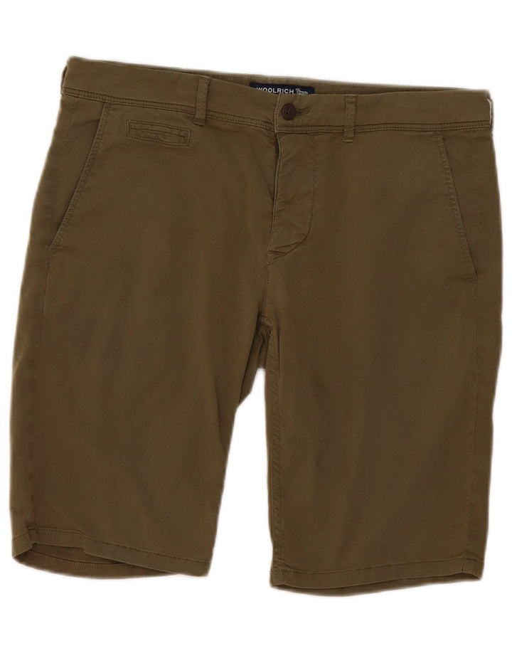 Woolrich Mens Chino Shorts W34 Large Khaki
