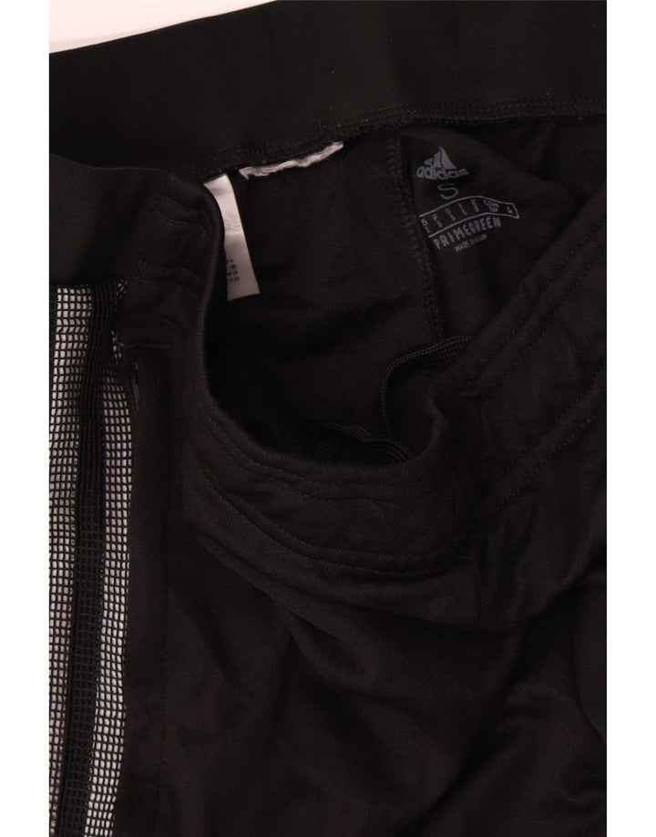 Adidas Mens Aeroready Tracksuit Trousers Small Black Polyester
