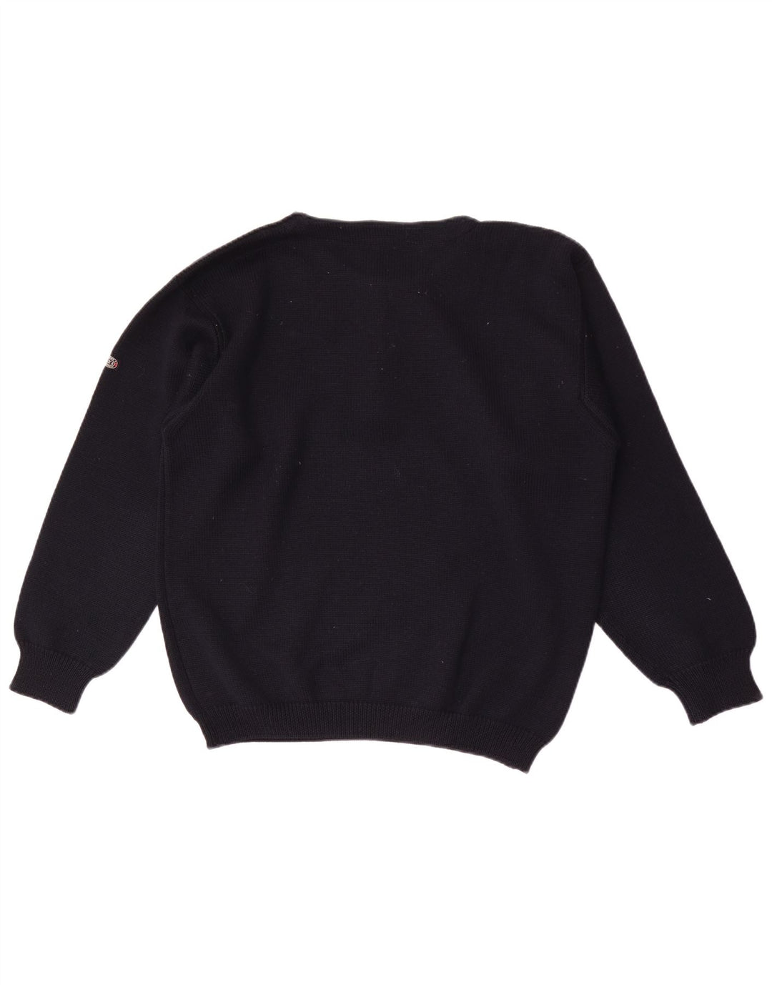 Fly 3 Mens Button Neck Jumper Sweater IT 50 Medium Navy Blue Wool