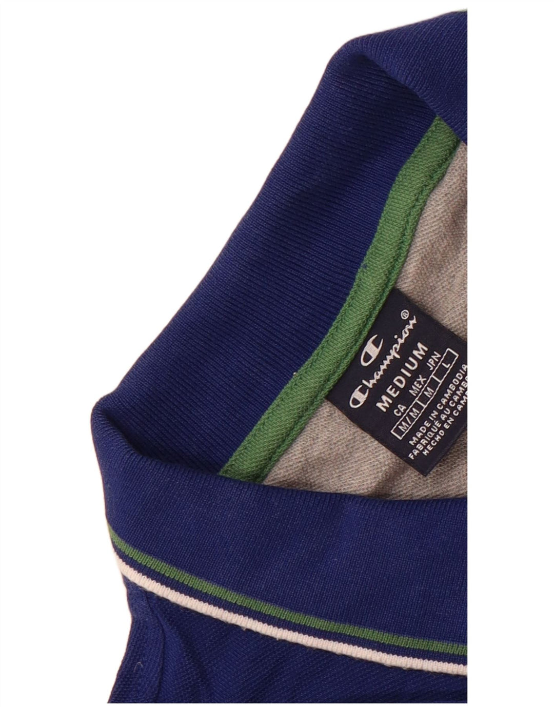 Champion Mens Polo Shirt Medium Navy Blue