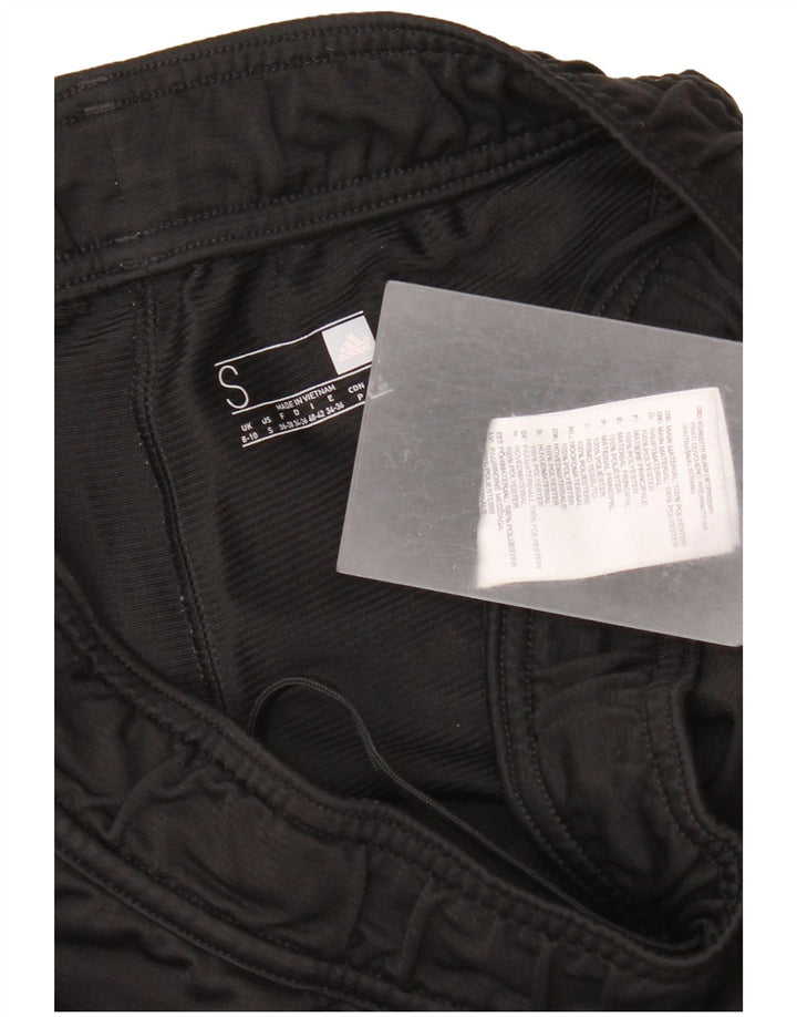 Adidas Womens Tracksuit Trousers UK 8/10 Small  Black Polyester