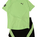 PUMA Boys 2 Piece Set 13-14 Years Green Colourblock Polyester