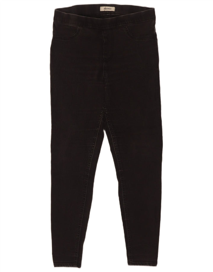 Marks & Spencer Womens Jegging Jeans UK 12 Medium W29 L28 Black Cotton