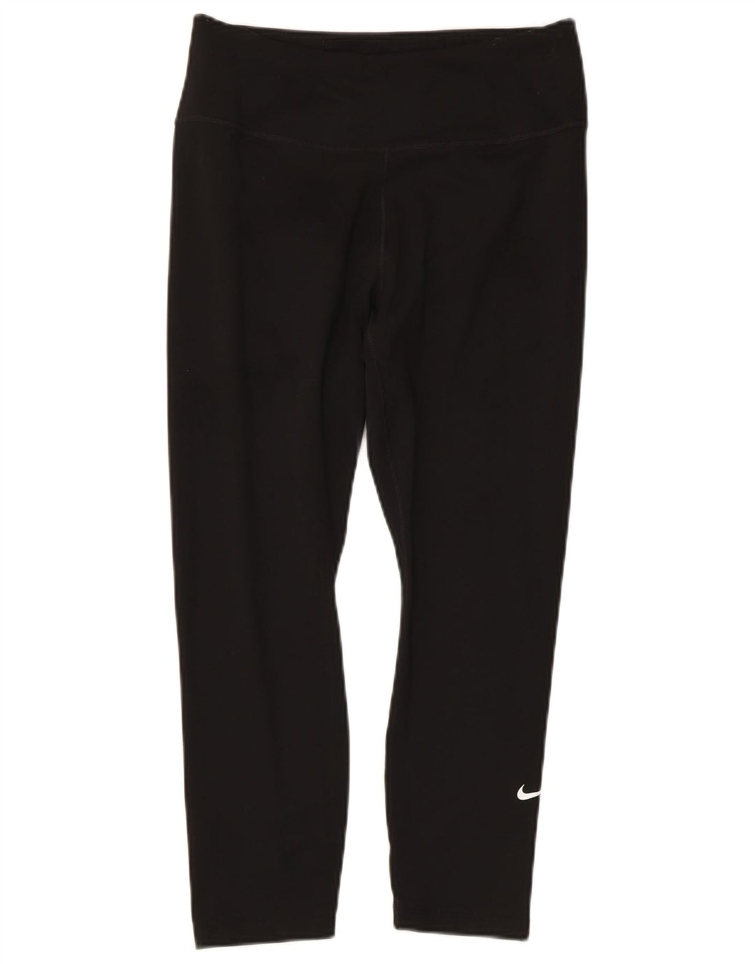 Nike Womens Dri Fit Capri Leggings UK 12 Medium  Black