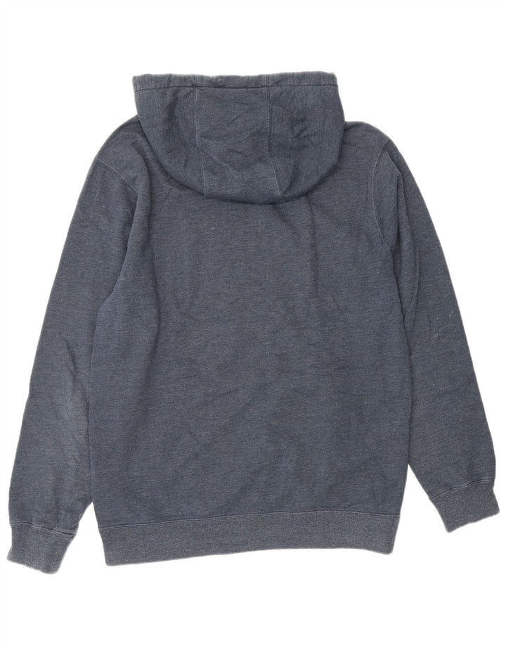 VOLCOM Mens Graphic Hoodie Jumper Medium Navy Blue Cotton