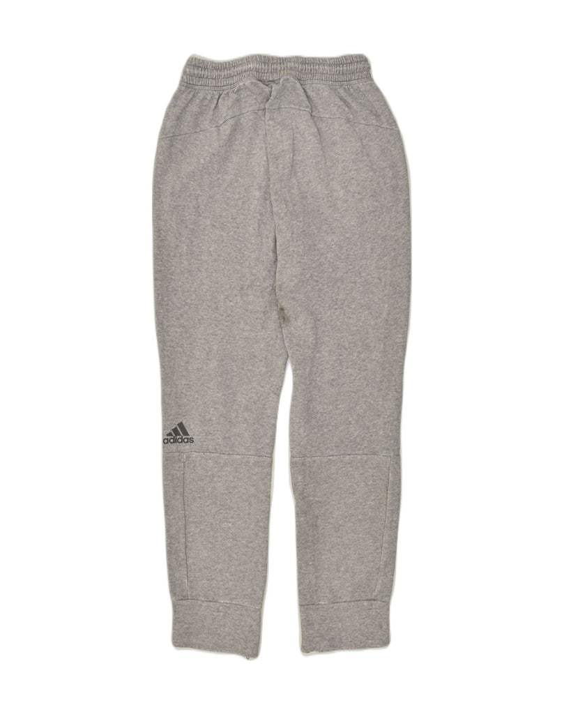 ADIDAS Mens Tracksuit Trousers Joggers Small Grey Cotton | Vintage Adidas | Thrift | Second-Hand Adidas | Used Clothing | Messina Hembry 