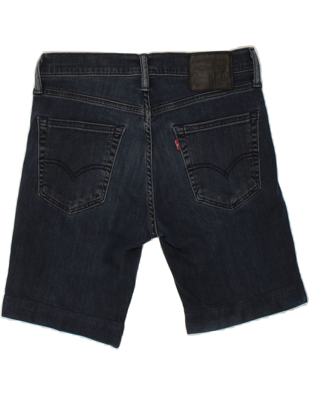 LEVI'S Womens 511 Denim Shorts W31 Medium Navy Blue Cotton Vintage Levi's and Second-Hand Levi's from Messina Hembry 