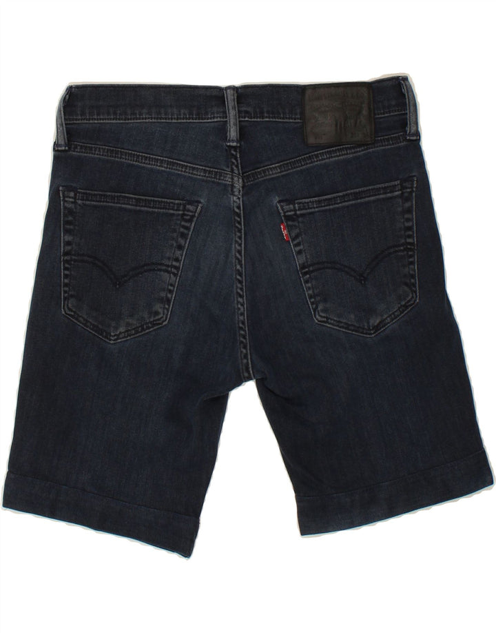 LEVI'S Womens 511 Denim Shorts W31 Medium Navy Blue Cotton Vintage Levi's and Second-Hand Levi's from Messina Hembry 