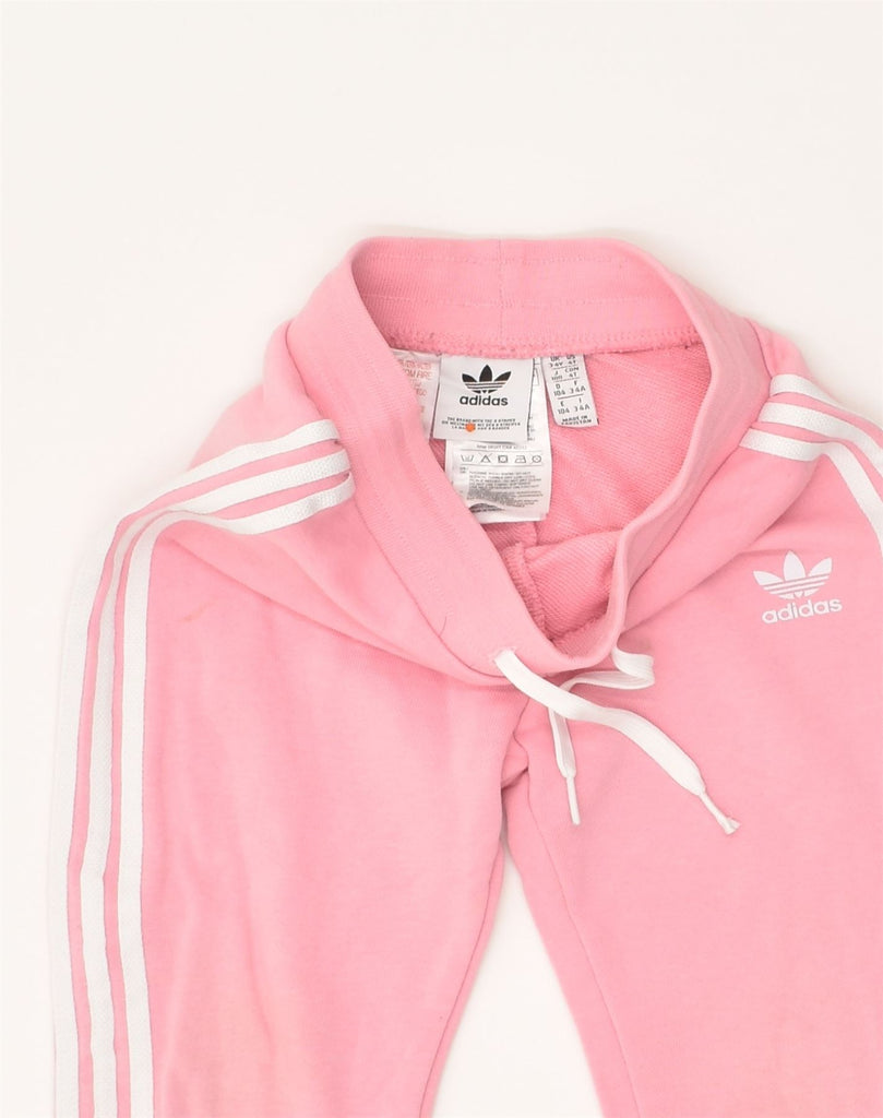 ADIDAS Girls Tracksuit Trousers Joggers 3-4 Years Pink Cotton | Vintage Adidas | Thrift | Second-Hand Adidas | Used Clothing | Messina Hembry 