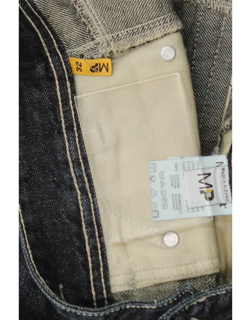MELTIN' POT Mens Straight Jeans W32 L35 Navy Blue Cotton Vintage Meltin' Pot and Second-Hand Meltin' Pot from Messina Hembry 