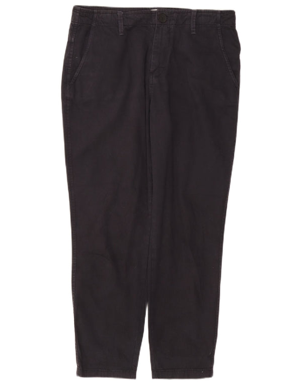 Zara Womens Slim Chino Trousers EU 40 Medium W30 L27 Navy Blue