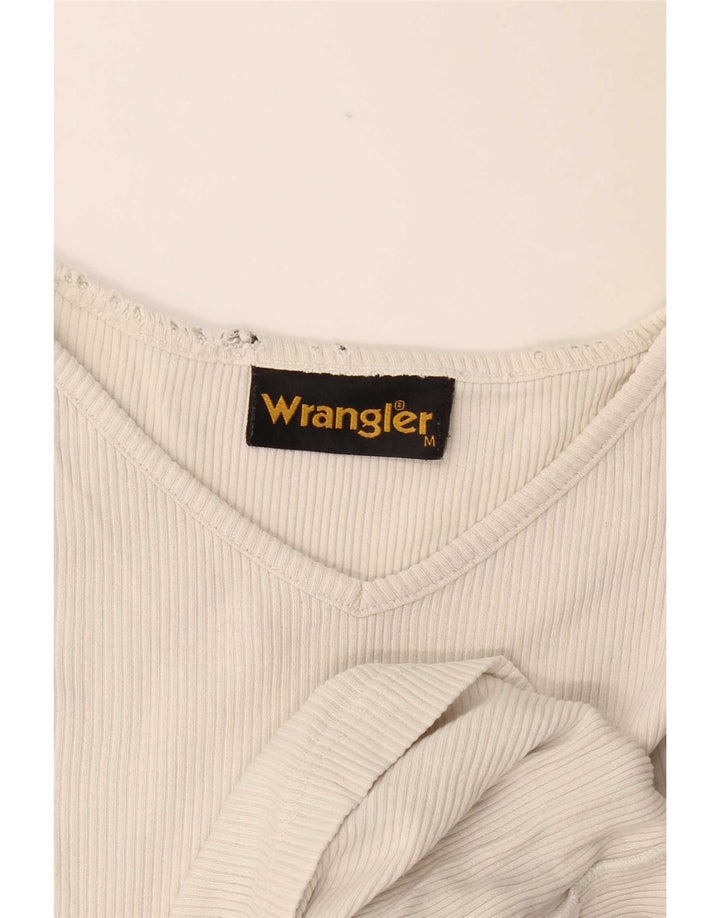 Wrangler Mens T-Shirt Top Medium Off White