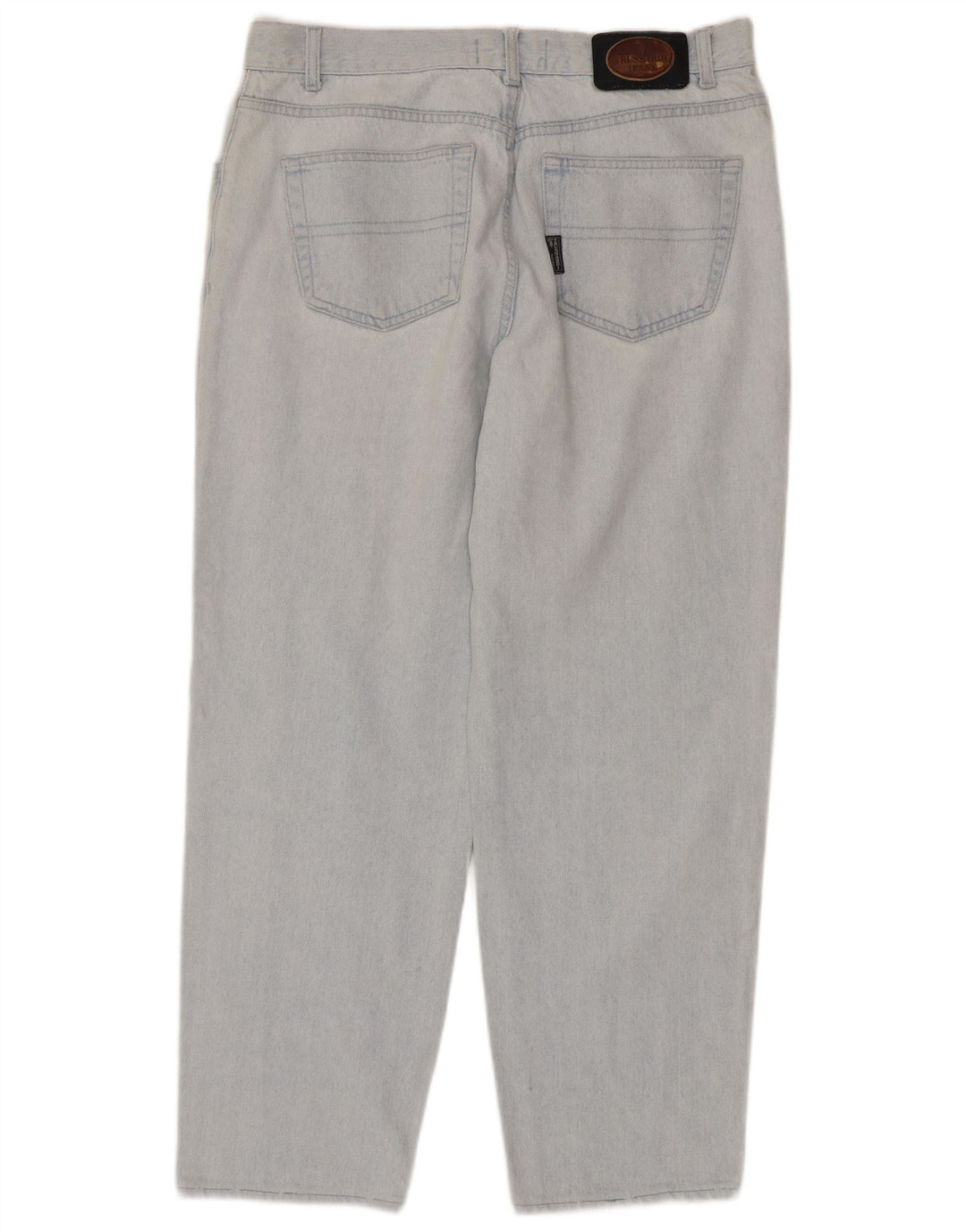 Trussardi Mens Tapered Jeans W40 L30 Blue Cotton
