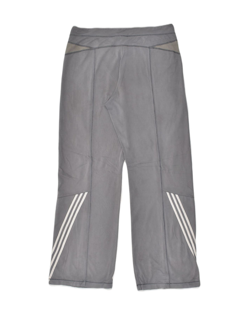 ADIDAS Womens Tracksuit Trousers UK 16 Large Grey Polyester | Vintage Adidas | Thrift | Second-Hand Adidas | Used Clothing | Messina Hembry 