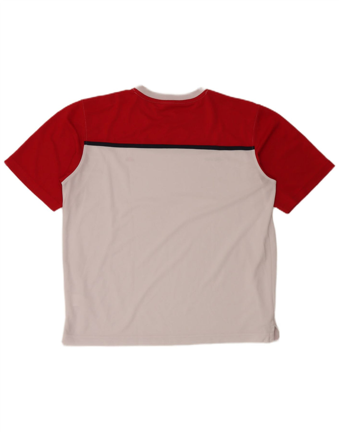 ELLESSE Mens T-Shirt Top XL White Colourblock