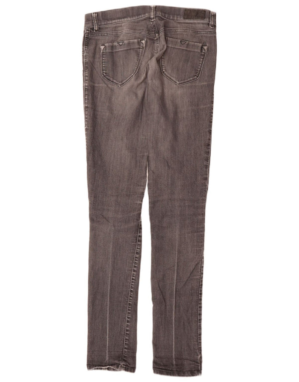 Diesel Womens Livier Low Waist Super Slim Skinny Jeans W29 L34 Grey Cotton