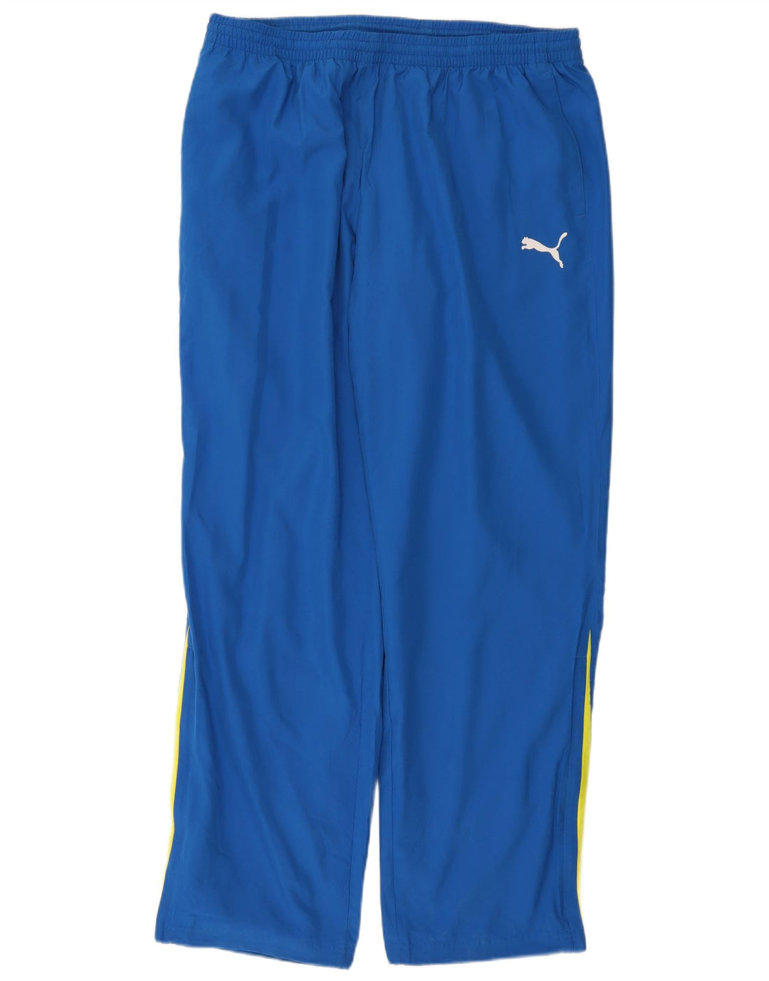 Puma Mens Tracksuit Trousers XL  Blue Colourblock Polyester