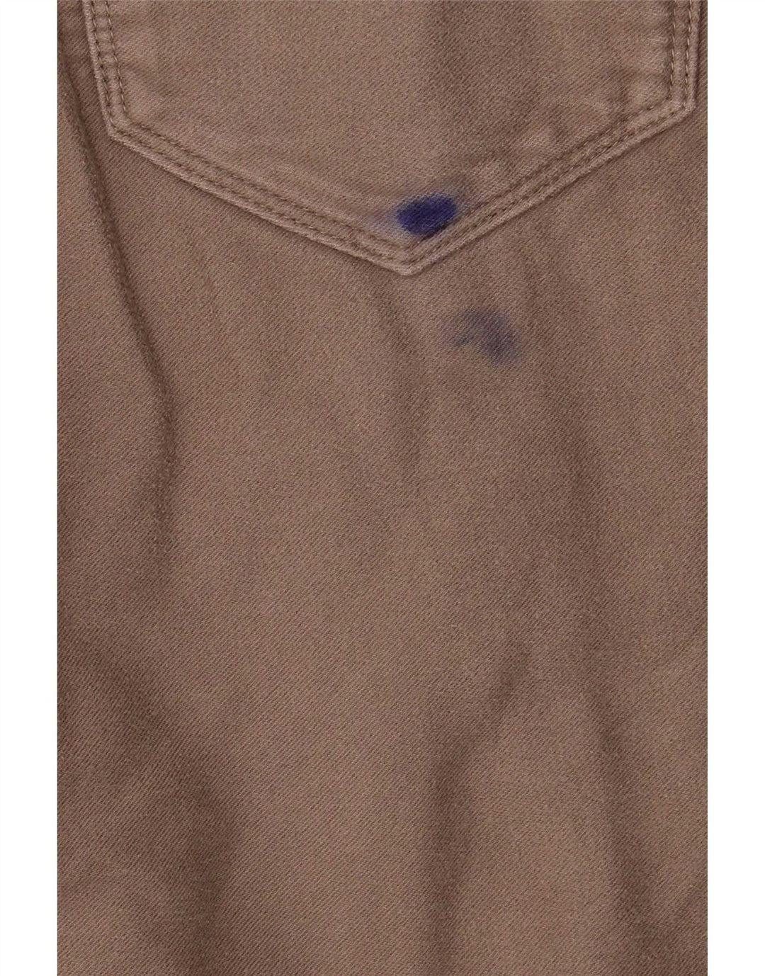 Marks & Spencer Mens Slim Casual Trousers W32 L33 Grey Cotton