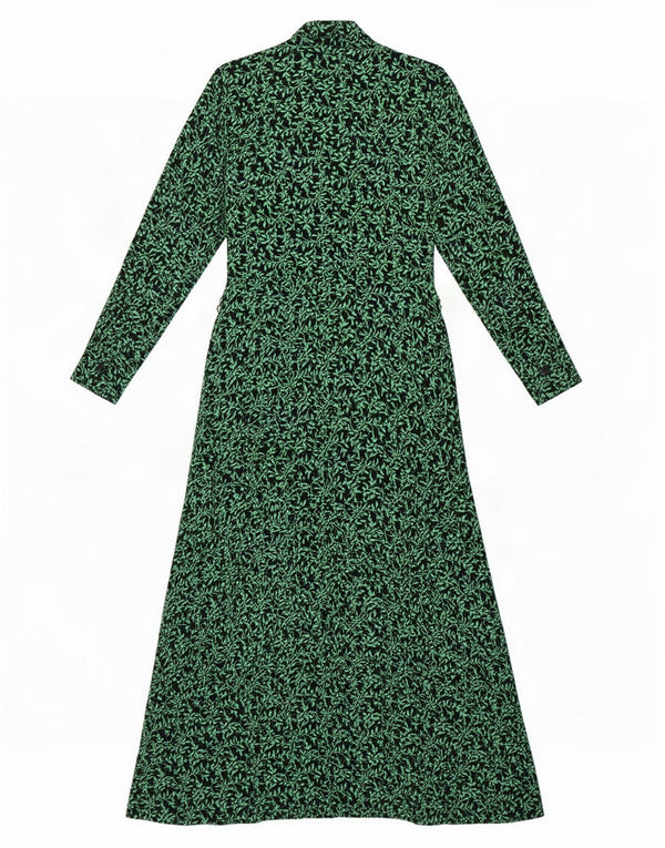 Zara Womens Sleeveless Maxi Dress UK 12 Medium Green Floral