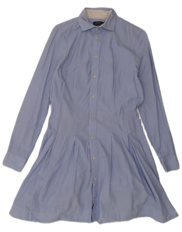 Ralph Lauren Womens Shirt Dress US 10 Large Blue