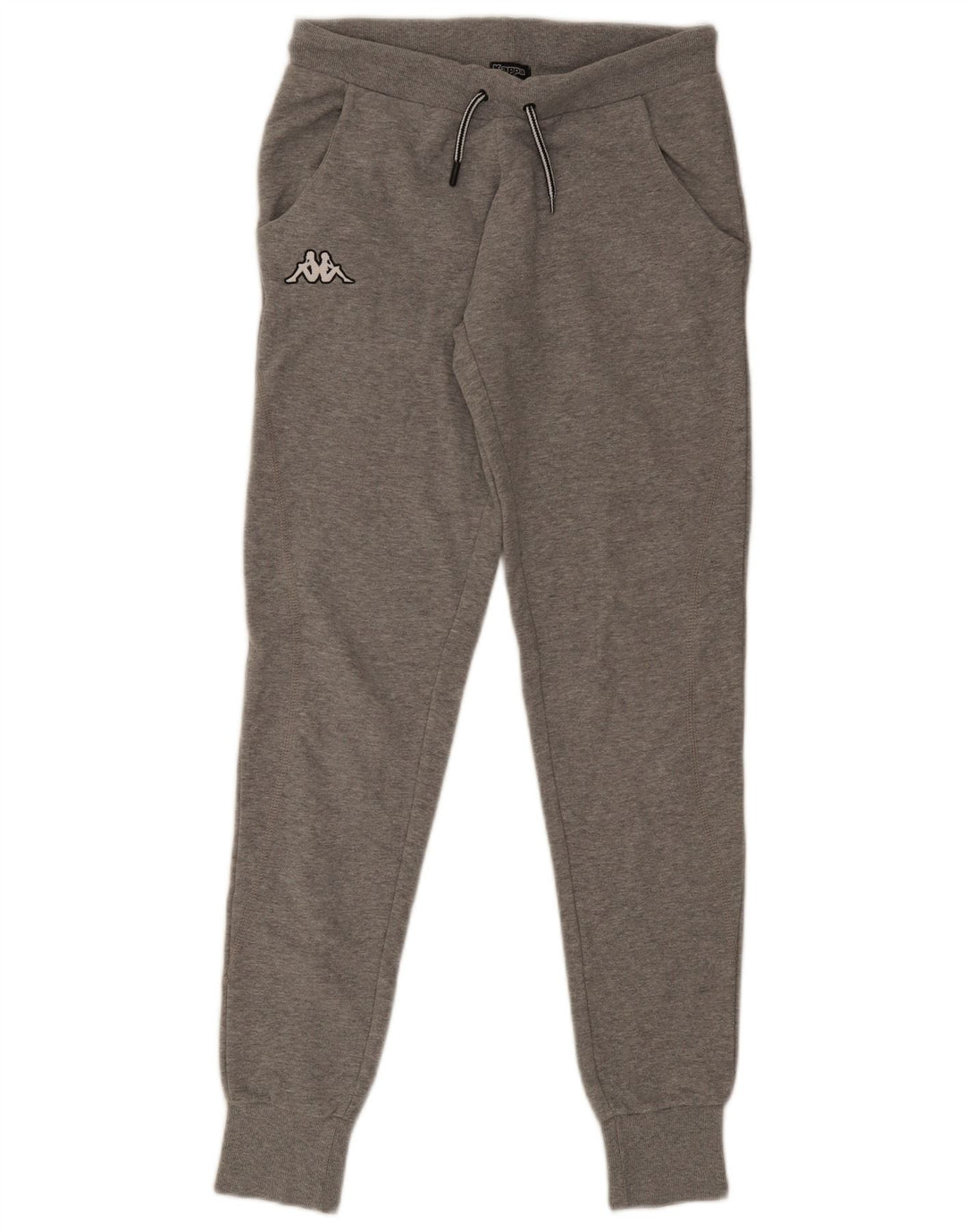 Kappa Mens Tracksuit Trousers Joggers Medium Grey Cotton