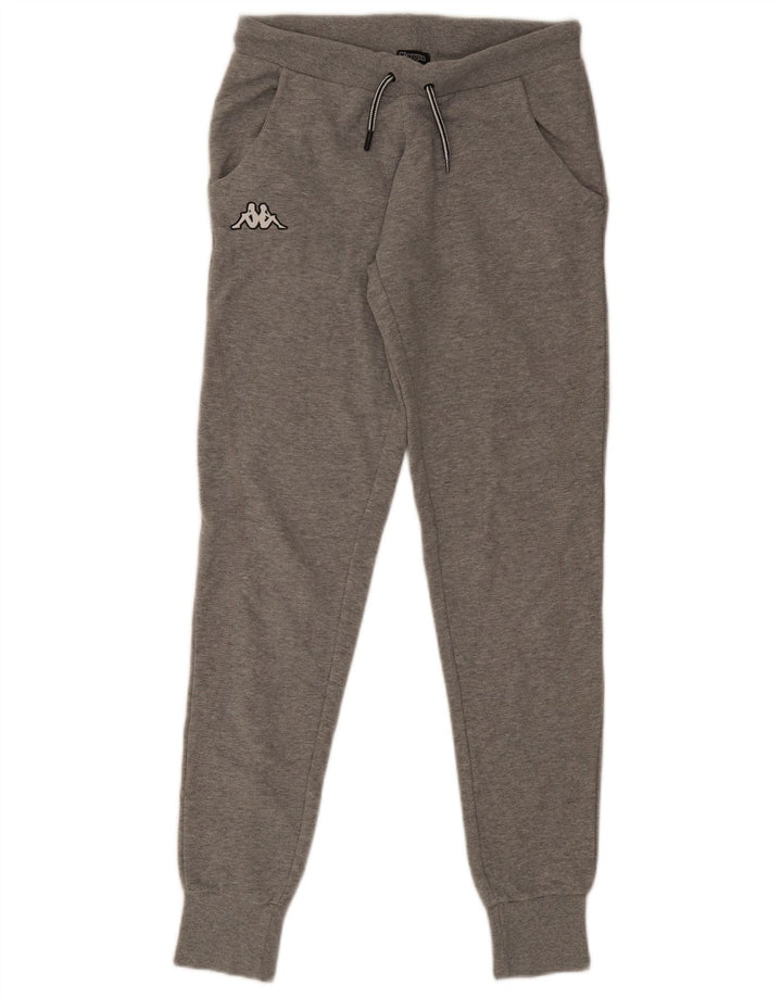 Kappa Mens Tracksuit Trousers Joggers Medium Grey Cotton