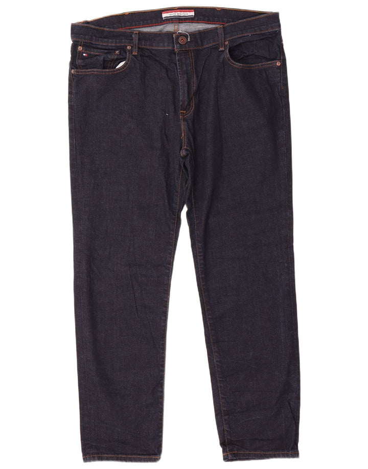 Tommy Hilfiger Mens Slim Jeans W38 L30 Navy Blue Cotton