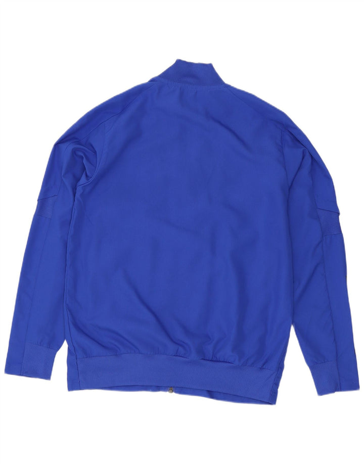 Adidas Boys Aeroready Graphic Tracksuit Top Jacket 9-10 Years Blue