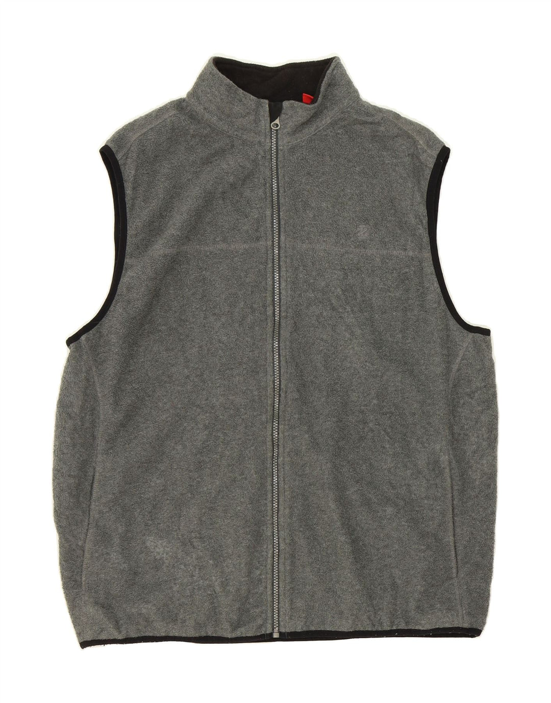 IZOD Mens Fleece Gilet UK 40 Large Grey Polyester Vintage Izod and Second-Hand Izod from Messina Hembry 