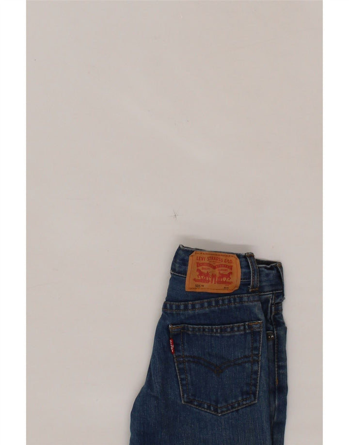 LEVI'S Boys 505 Regular Loose Jeans 6-7 Years W20 L18 Blue Cotton Vintage Levi's and Second-Hand Levi's from Messina Hembry 