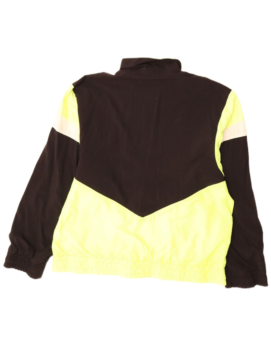 ERBACHER Mens Graphic Rain Jacket UK 40 Large Black Colourblock Polyamide