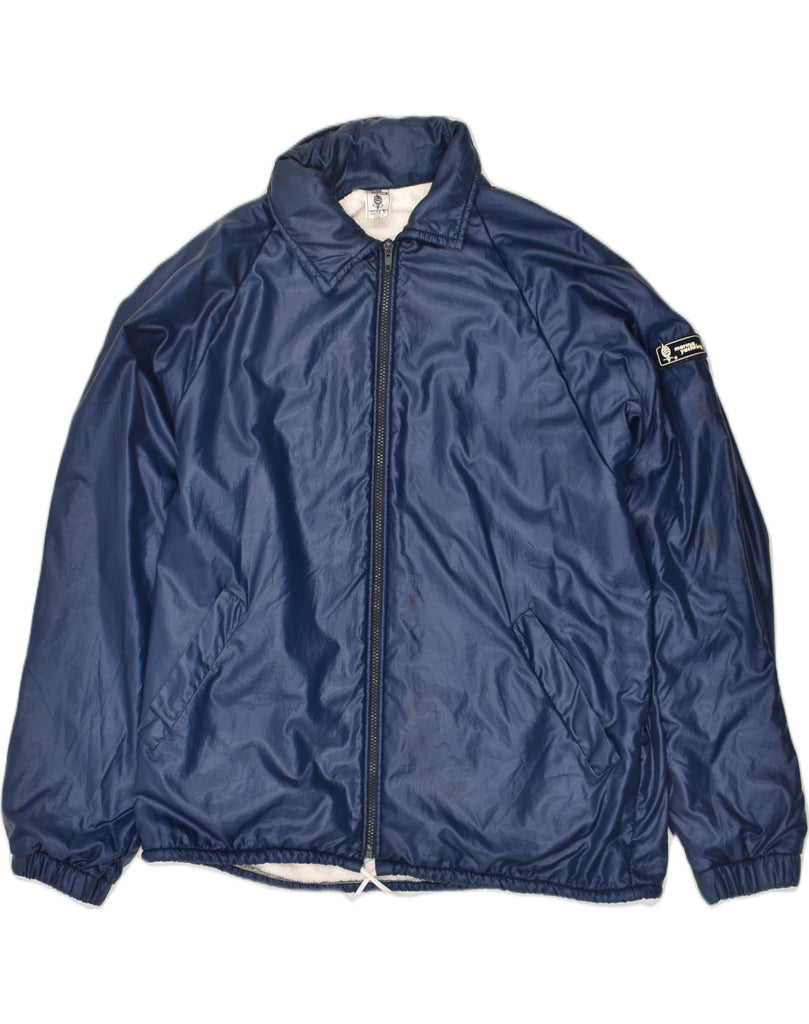 MARINA YACHTING Mens Rain Jacket UK 38 Medium Navy Blue Polyamide | Vintage Marina Yachting | Thrift | Second-Hand Marina Yachting | Used Clothing | Messina Hembry 