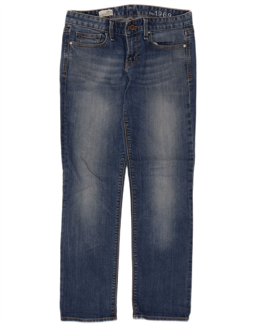 Gap Womens Straight Jeans W28 L27 Blue Cotton