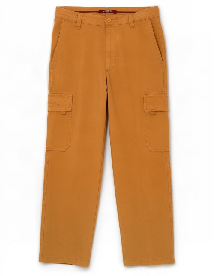 Carrera Mens Straight Cargo Trousers W32 L29 Beige