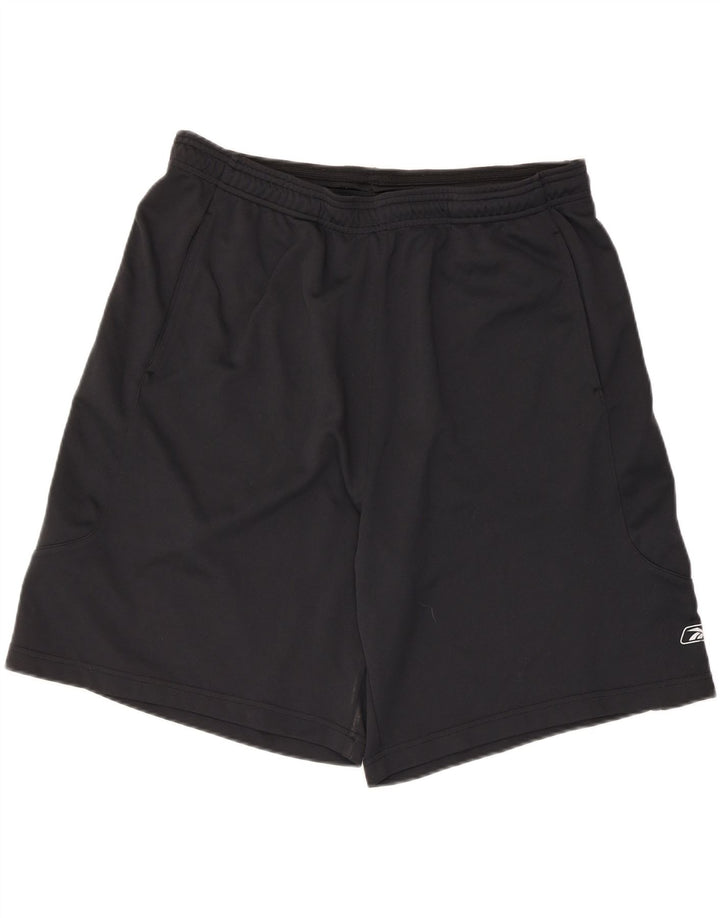 Reebok Mens Sport Shorts XL Black Polyester