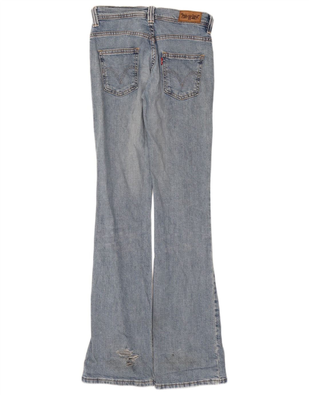 Levi's Womens Bootcut Jeans W28 L34 Blue Cotton