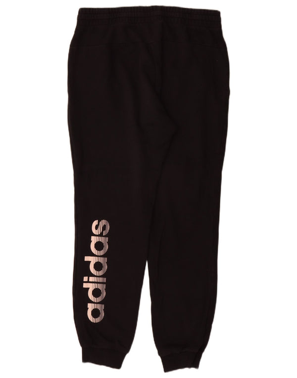 Adidas Womens Graphic Tracksuit Trousers Joggers UK 16/18 Large Black