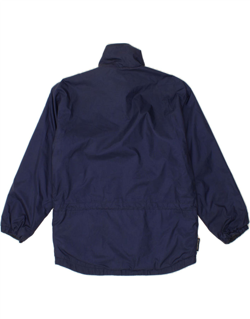 COLUMBIA Mens Windbreaker Jacket UK 36 Small Navy Blue Polyester Vintage Columbia and Second-Hand Columbia from Messina Hembry 