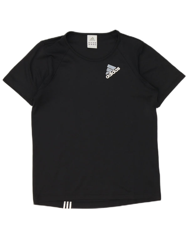 Adidas Mens Graphic T-Shirt Top Medium Black Polyester