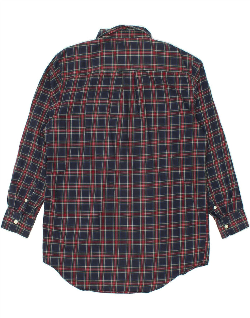 GAP Boys Shirt 14-15 Years 2XL Navy Blue Check Cotton Vintage Gap and Second-Hand Gap from Messina Hembry 