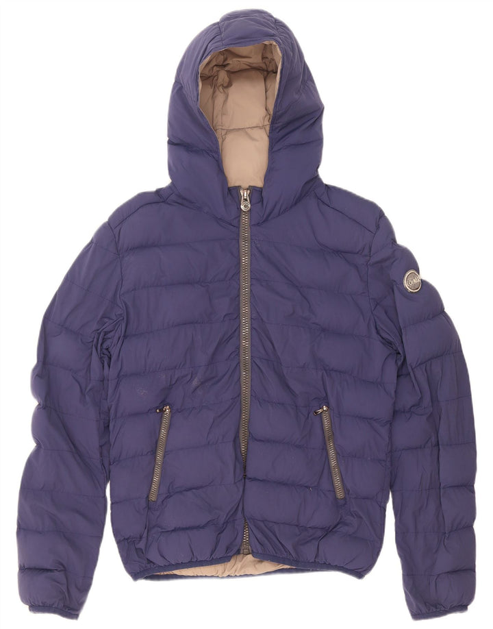 Colmar Mens Hooded Padded Jacket IT 44 XS Navy Blue