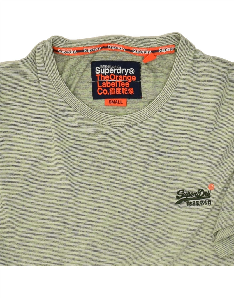 SUPERDRY Mens T-Shirt Top Small Green Cotton | Vintage Superdry | Thrift | Second-Hand Superdry | Used Clothing | Messina Hembry 