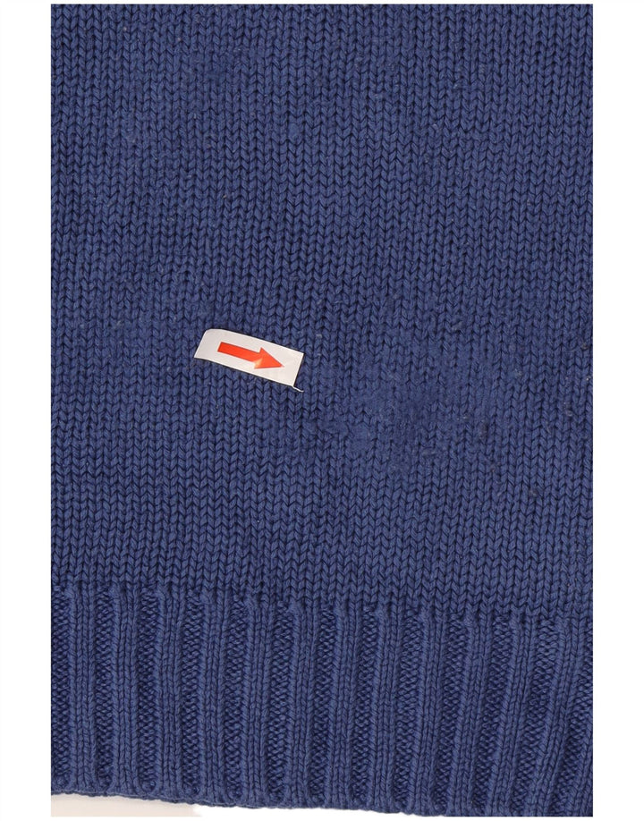 Pierre Cardin Mens Zip Neck Jumper Sweater Large Blue