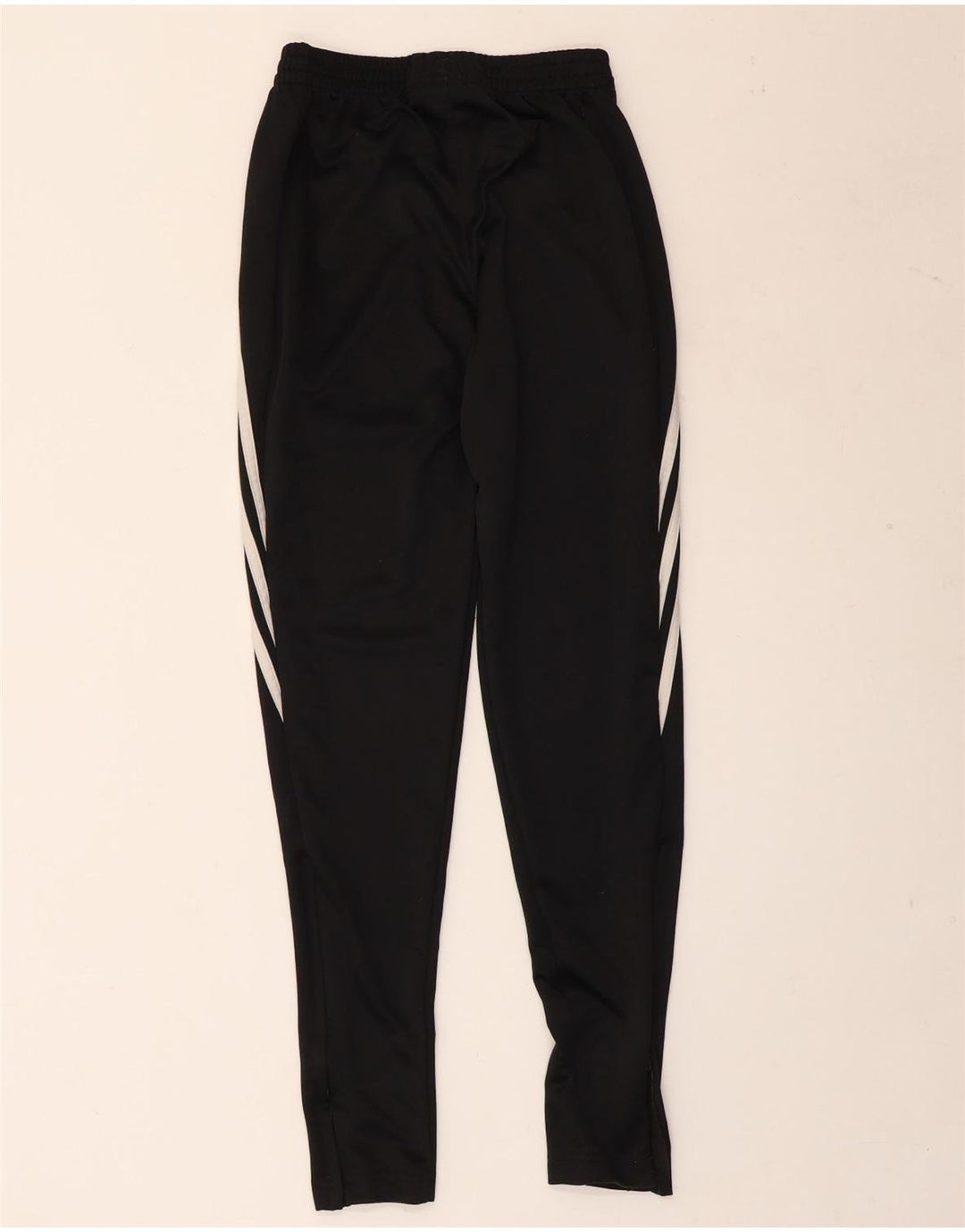ADIDAS Boys Tracksuit Trousers 11-12 Years  Black Polyester