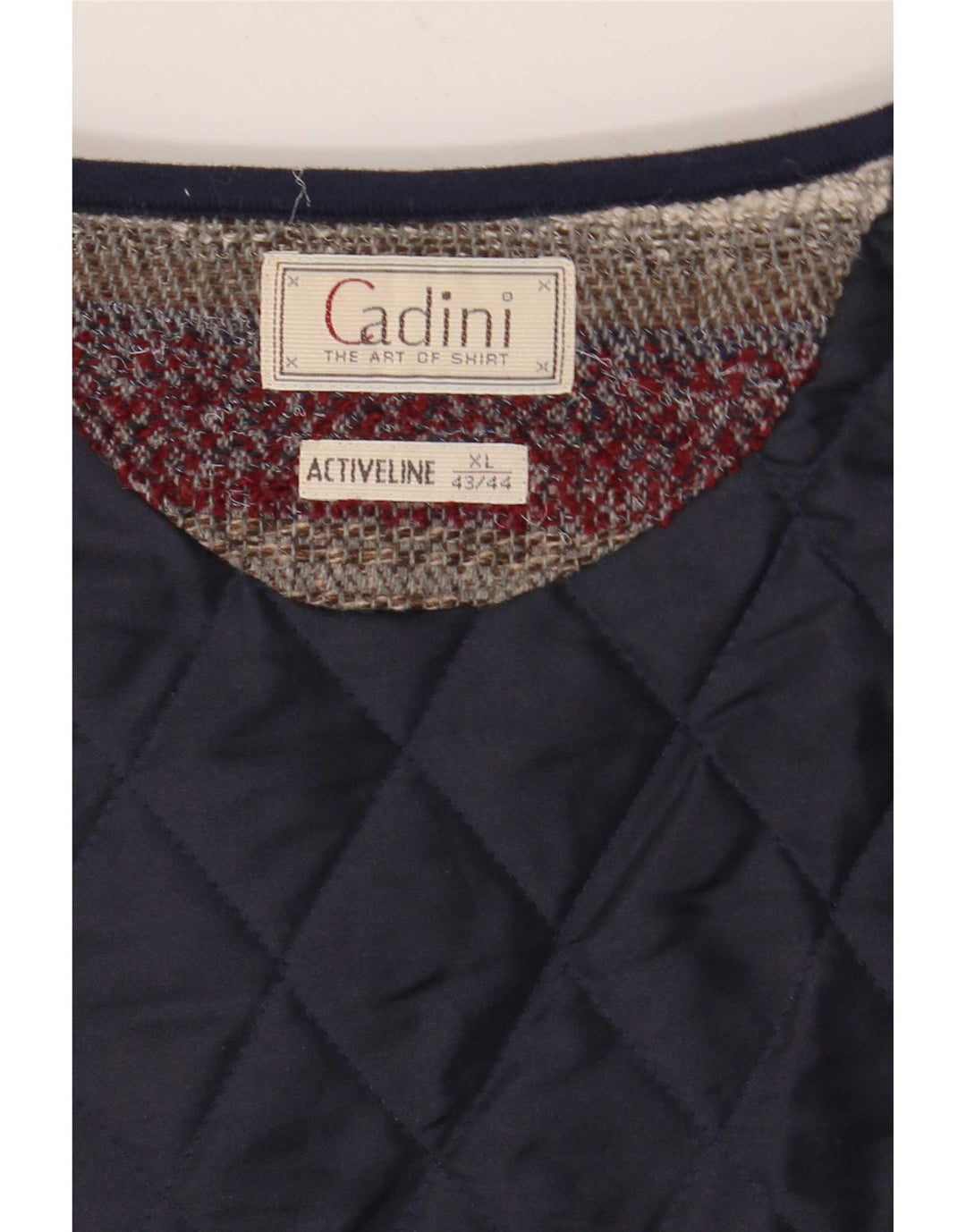 Cadini Mens Knit Gilet UK 43/44 XL Multicoloured Striped