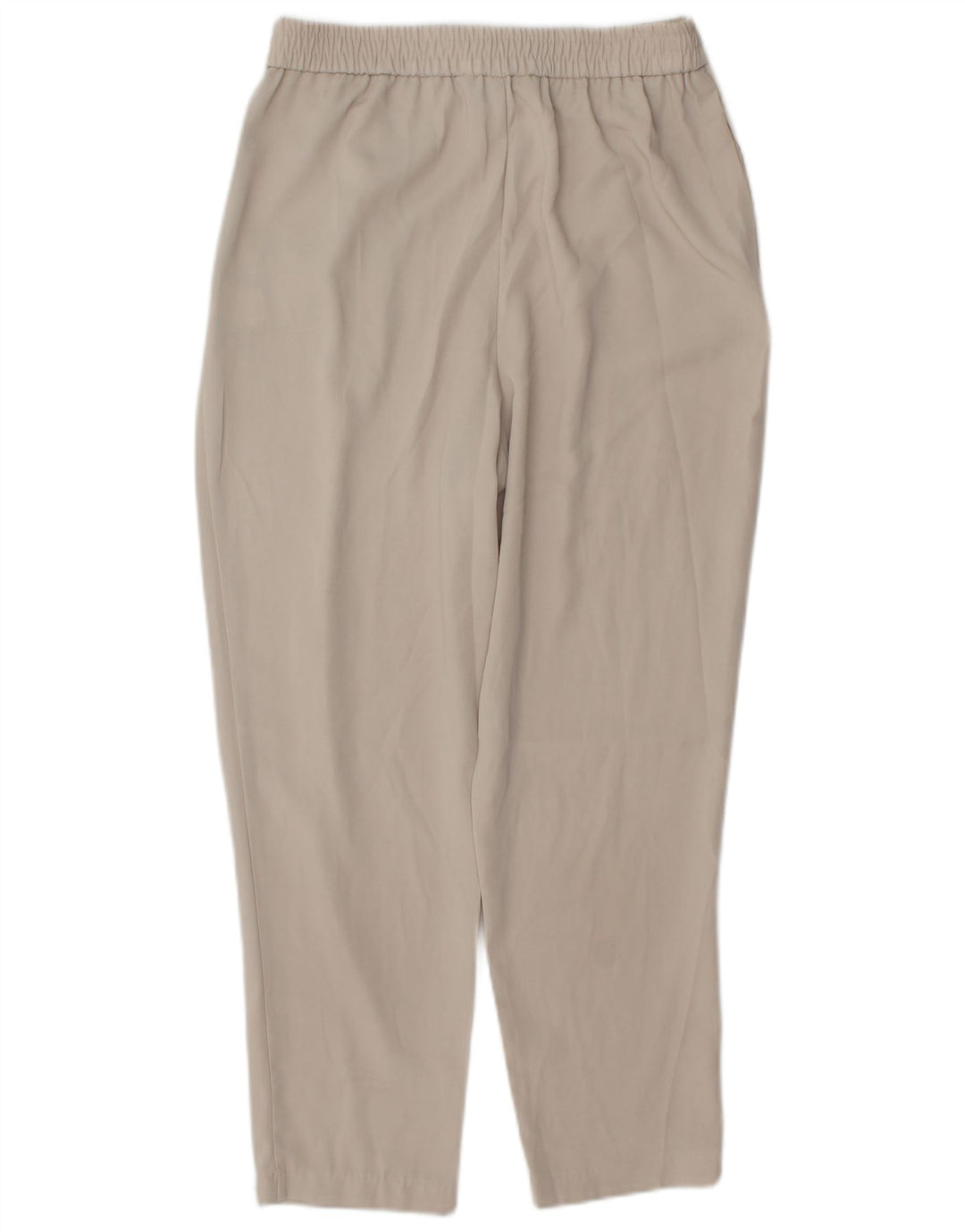 Zara Womens Tapered Casual Trousers Small W26 L25 Beige Polyester